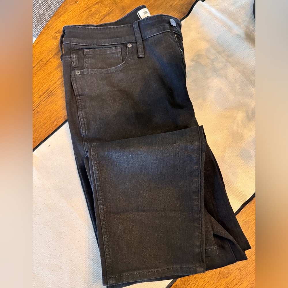 NWOT Madewell curvey Stovepipe black 32